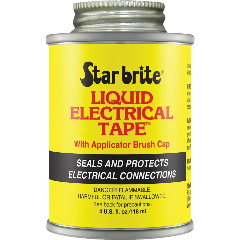 084104B Star Brite Liquid Electrical Tape Black 4 Oz 