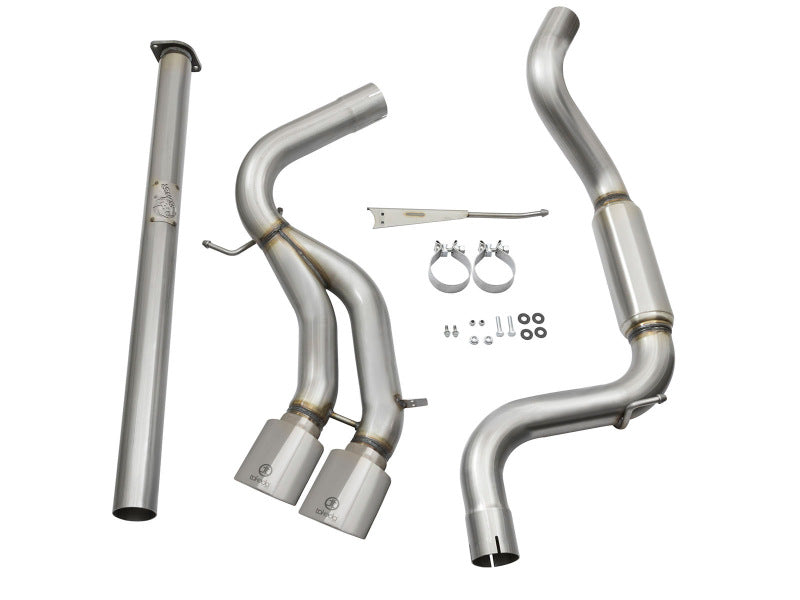 aFe 49-33083-P aFe POWER Takeda 3in 304 SS Cat-Back Exhaust w/ Polished Tips 13-17 Ford Focus ST L4-2.0L (t)
