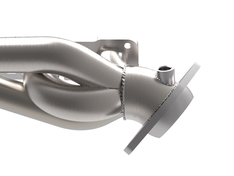 aFe 48-32030 aFe Power Twisted Steel 304SS Shorty Header 2021 Ram 1500 TRX V8-6.2L (uncoated)