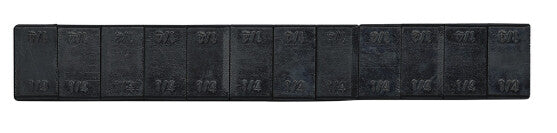 Fire Power Wheel Weights Tire/Wheel Accessories 198-371NSB - Black OZ 12 PCS 48 Strips BOX