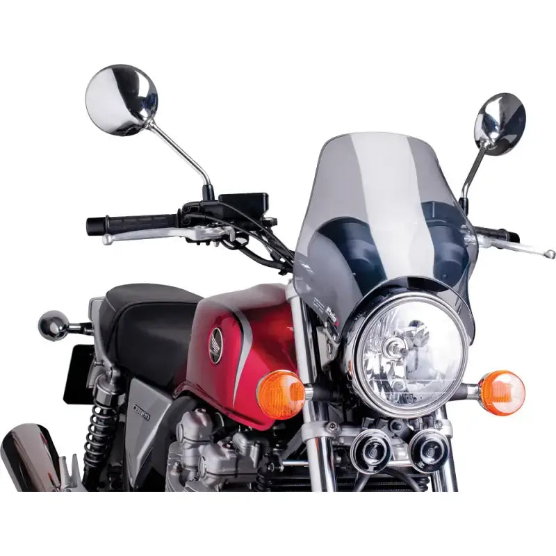 0869H Windscreen Naked Headlight Mount Smoke 