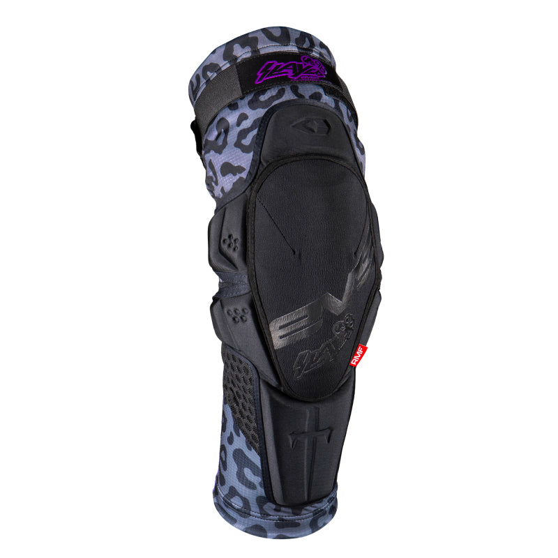 EVS Slayco96 Knee Guard Pair Ghost/Leopard - Small/Medium - EVS