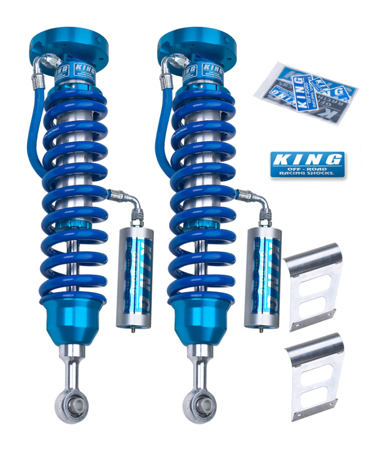 King Shocks 25001-143 King Shocks 2007+ Toyota Tundra 2.5 Dia Front Coilover w/Remote Reservoir (Pair)
