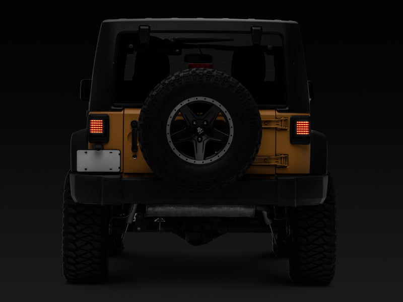 Raxiom J115435 Raxiom 07-18 Jeep Wrangler JK LED Tail Lights- Black Housing (Smoked Lens)