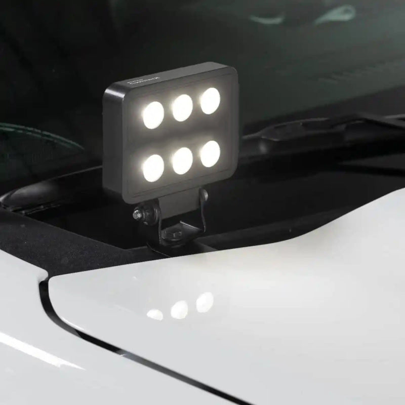 Keystone 2207 Driving/ Fog Light Mounting Bracket Bolt Mount; Texture Powder Coated; Mounts Two Light; Black; Stainless Steel; Set Of 2