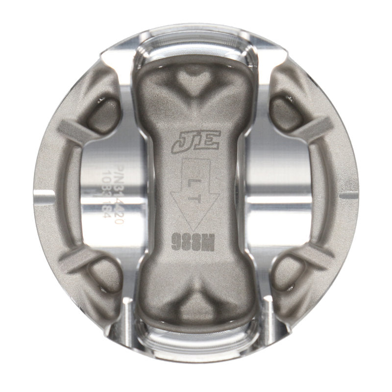 JE Pistons Gen 3 Coyote 5.0L 3.701in Bore 12:1 CR 5.86cc Dome Pistons - Set of 8 Pistons - 353907