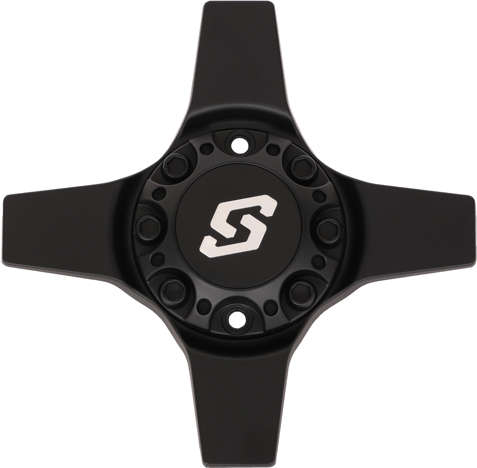 Sedona Spinner Cap Wheel Components 570-9110 - Matte Black Dual Drill