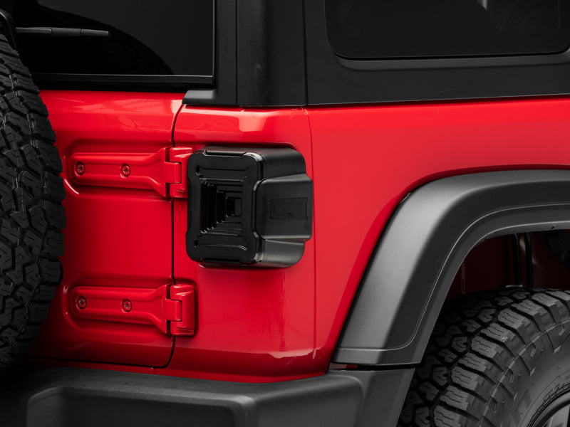 Raxiom J150581-JL Raxiom 18-22 Jeep Wrangler JL Axial Series Plateau LED Tail Lights- Black Housing (Smoked Lens)