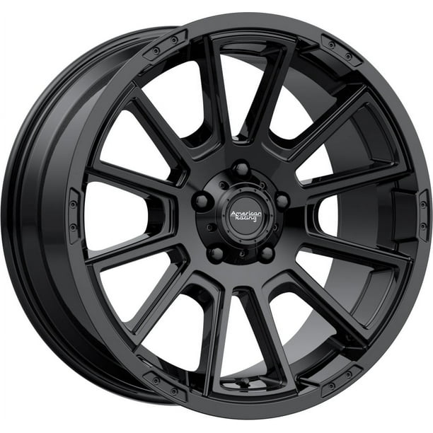 Black 20-Inch Wheel Pros AR93329050300, 5x5.0 Bolt Pattern