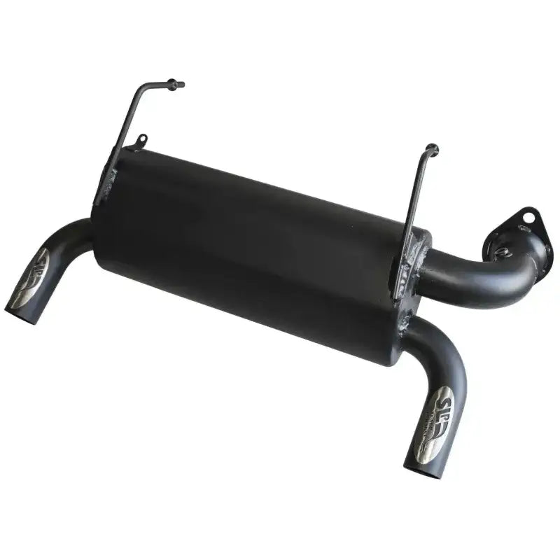 09-120B Slp Perf S/O Muffler Blk Pol Rzr