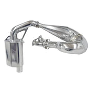 Chrome-plated single pipe exhaust for Ski Doo 850 E Tec Rev Gen4 skis