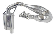 Chrome-plated single pipe exhaust for Ski Doo 850 E Tec Rev Gen4 skis