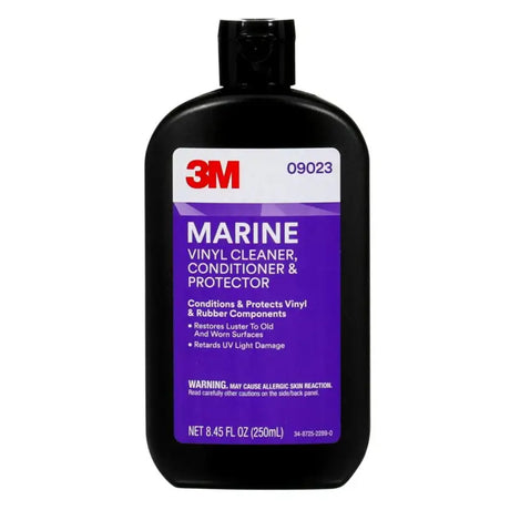 Bottle of 3M marine vinyl cleaner for exceptional performance in your everyday routine