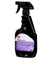 Black spray bottle of Marine Mildew Block for fighting mildew on boats