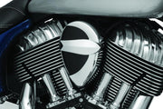 Kuryakyn 5697 Kuryakyn Horn Cover John Shope Series Chrome - 5697
