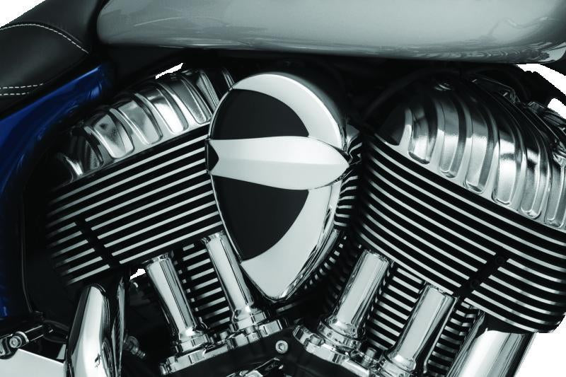 Kuryakyn 5697 Kuryakyn Horn Cover John Shope Series Chrome - 5697