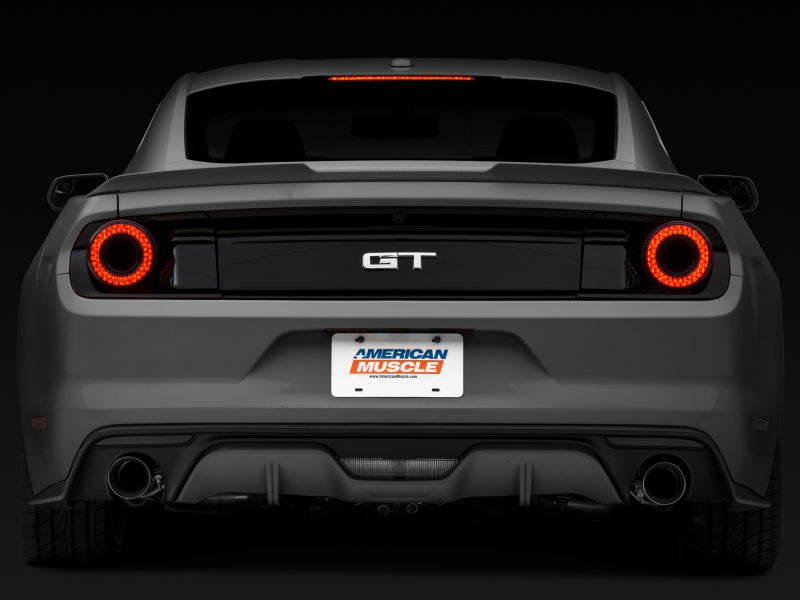 Raxiom 393827 Raxiom 15-22 Ford Mustang Halo LED Tail Lights - Gloss Black Housing (Smoked Lens)