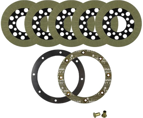 095752KM Alto Clutch Packs Friction Kevlar Big Twin 67-83 W/Backing Plate - RV and Auto Parts
