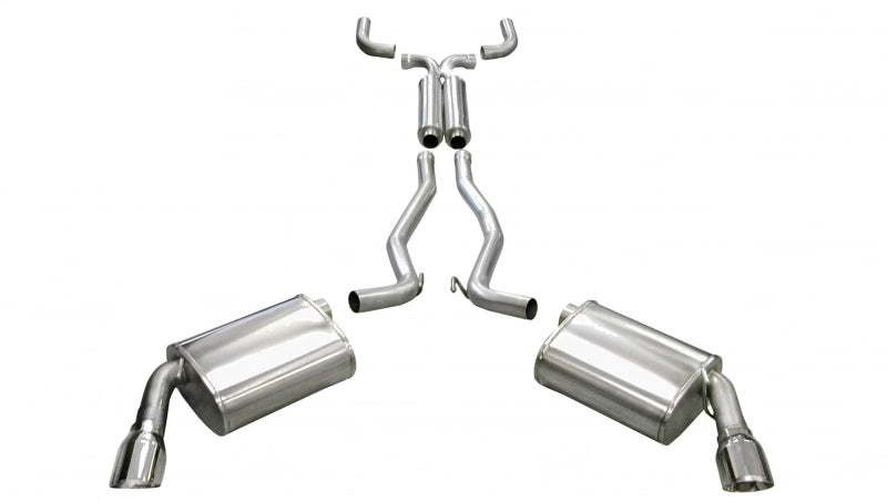 CORSA Performance 14952 Corsa 10-14 Chevrolet Camaro Coupe SS 6.2L V8 Auto Polished Sport Cat-Back + XO Exhaust