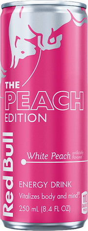 Red Bull Energy Drinks Food & Beverage RB249727 - White Peach 8.4OZ Peach