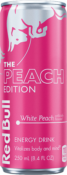 Red Bull Energy Drinks Food & Beverage RB249727 - White Peach 8.4OZ Peach