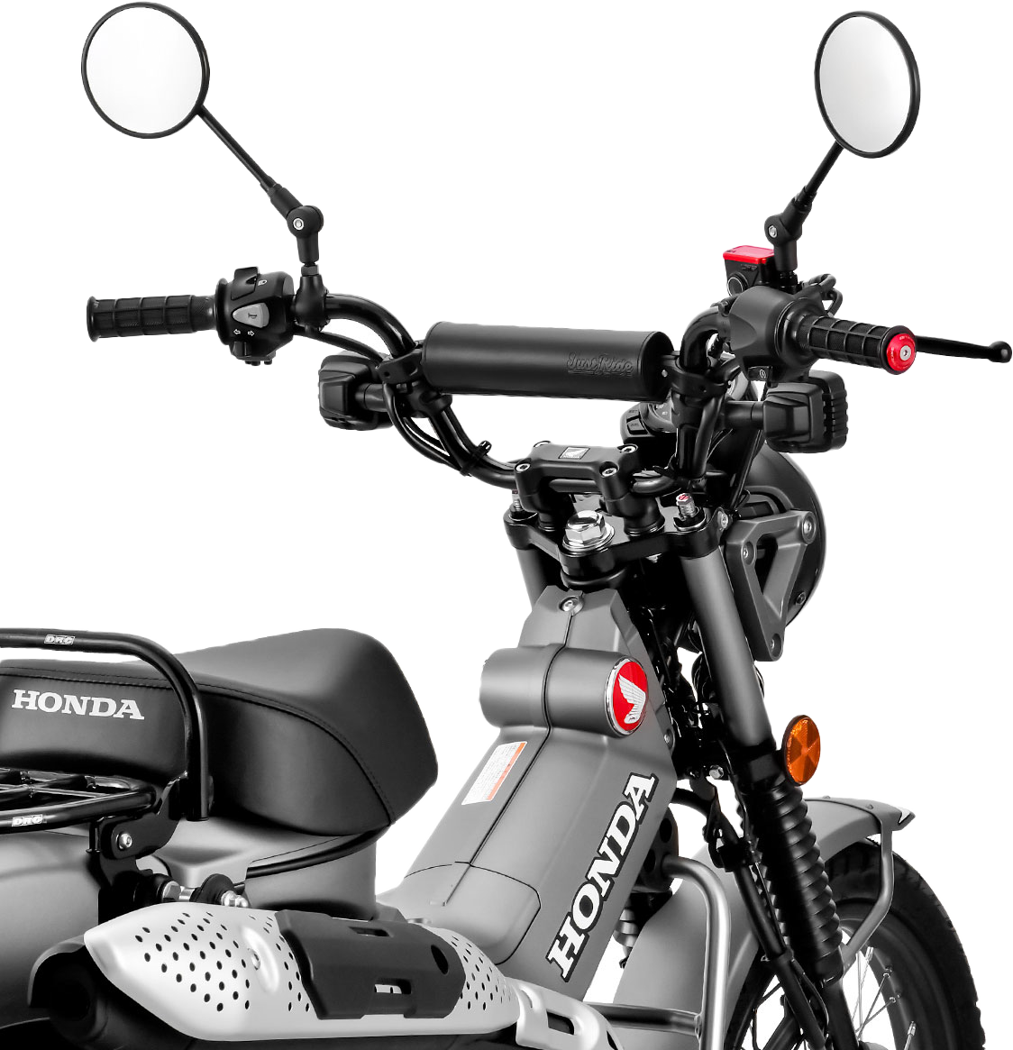 Zeta Handlebar Bar Pad Set ZE47-9600 - Black 200MM 220MM Brace