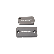RFX Master Cylinder Covers Brakes FXRC 21100 99H2 - Gray Reservoir Cap Kit