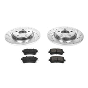 PowerStop K4745 Power Stop 09-16 Audi A4 Rear Z23 Evolution Sport Brake Kit