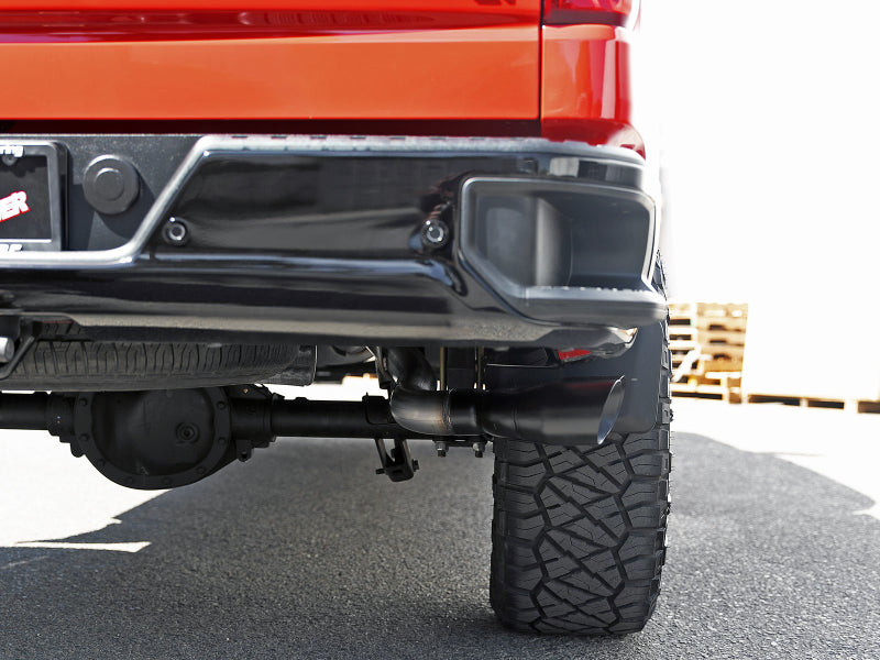 aFe 49-34109-B aFe Vulcan Series 3in 304SS Exhaust Cat-Back w/Blk Tip 2019 GM Silverado/Sierra 1500 L4-2.7L (t)