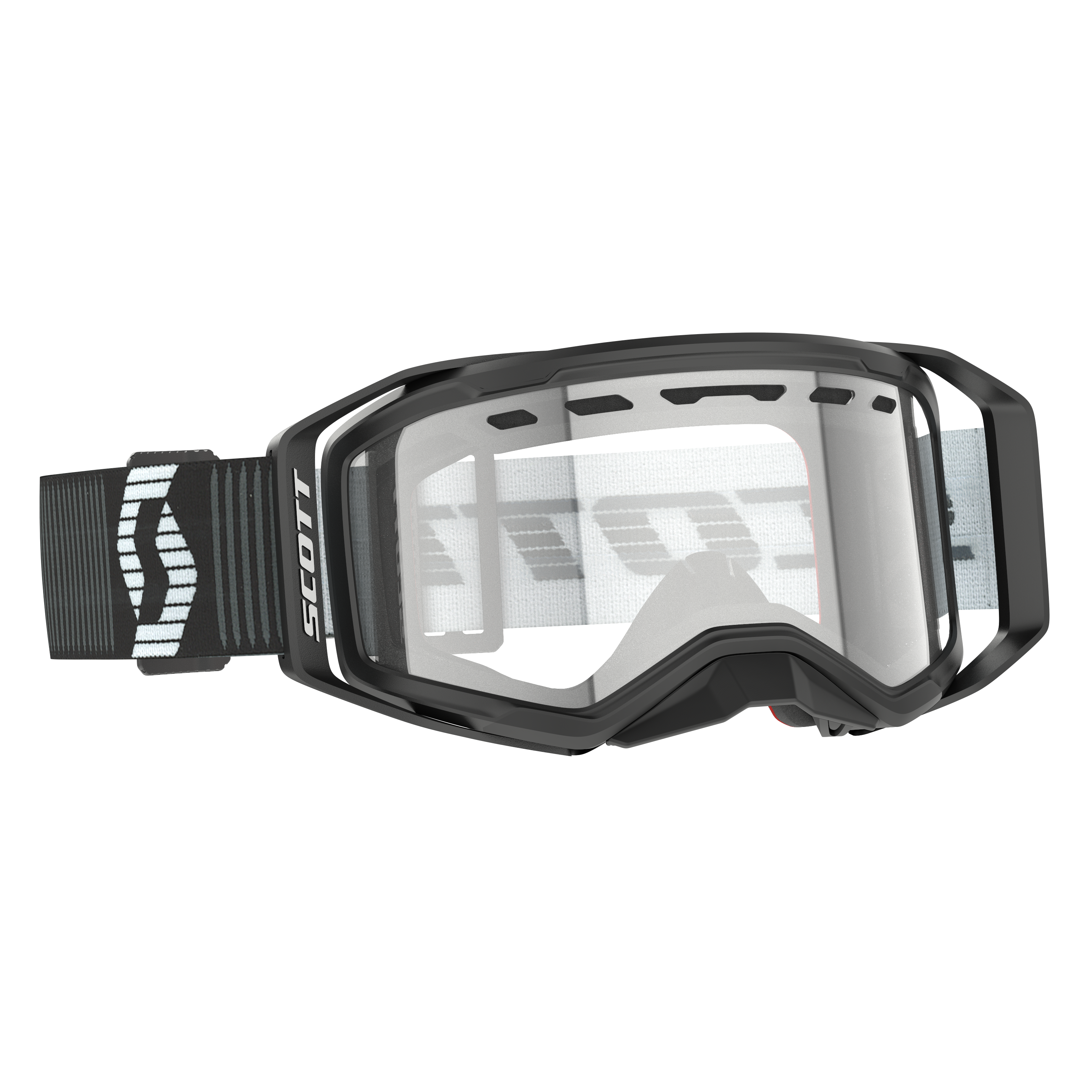 Scott Prospect 2.0 Enduro Goggles Eyewear 4214771007043 - Black Frame Clear Lens 2.0 S0