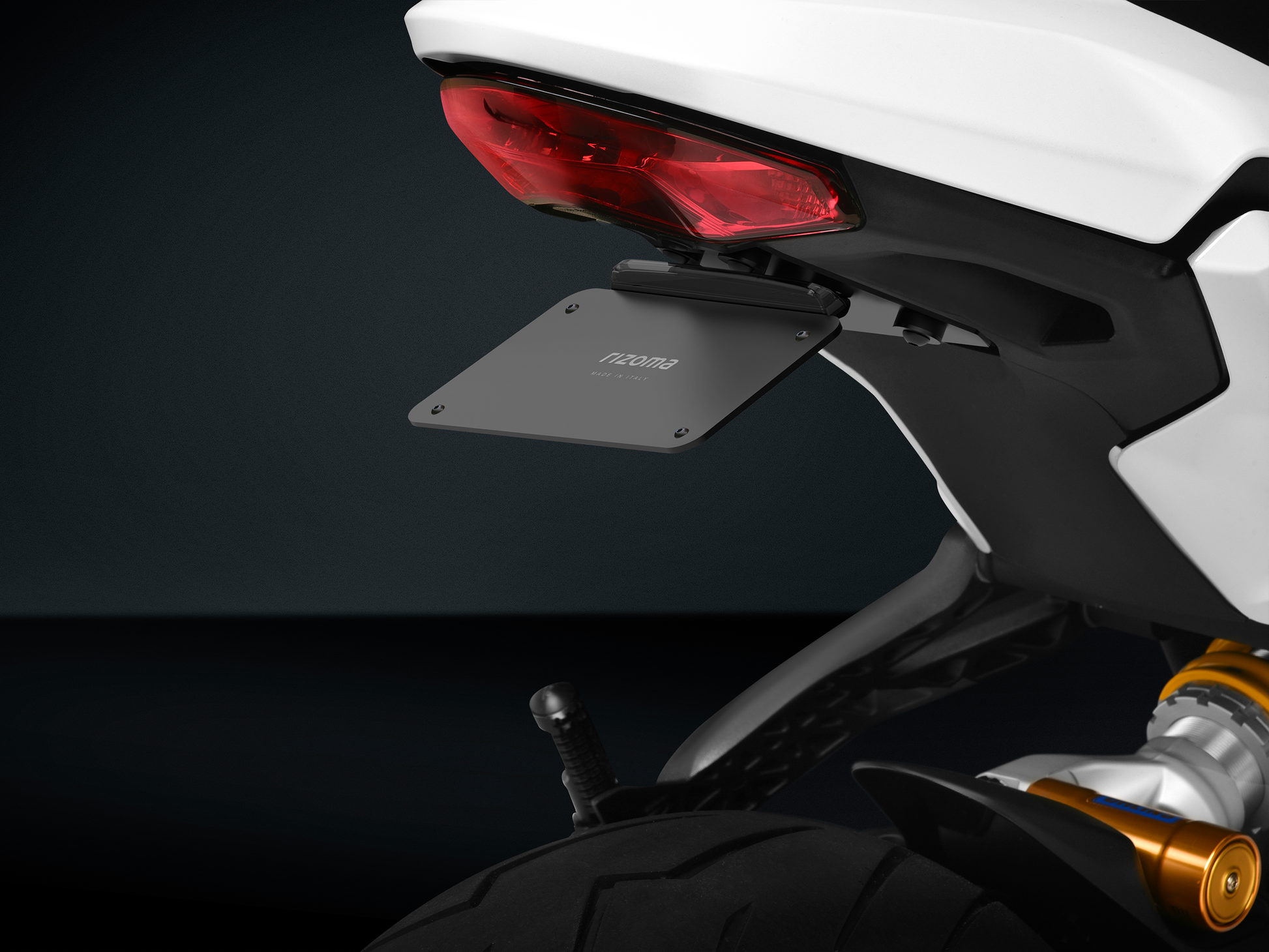 Rizoma Flat-Out Fender Eliminator Body PTU013B - Flat-OUT Duc