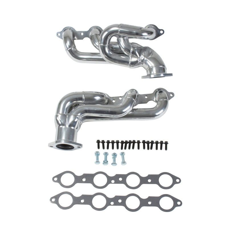 BBK 40200 BBK 10-15 Camaro LS3 L99 Shorty Tuned Length Exhaust Headers - 1-3/4 Silver Ceramic