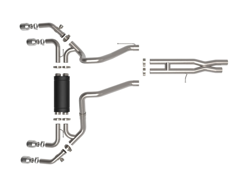 AFE 49-38098-P CAT-BACK EXHAUST SYSTEM