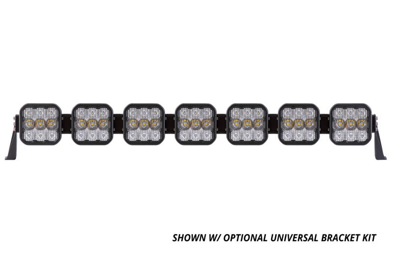 Diode Dynamics SS5 Sport Universal CrossLink 7-Pod Lightbar - Yellow Combo - DD6801