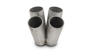 Vibrant 2466 Vibrant 4 into 1 SS Turbo Manifold Merge Collector for T4 Divided Flange (48mm Pipe OD 4.5in tall)