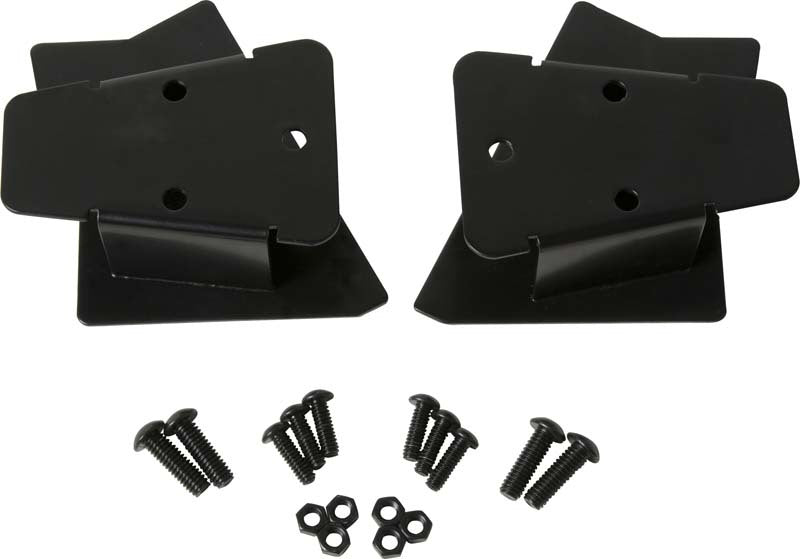 Kentrol 50542 Kentrol 03-06 Jeep Wrangler TJ Mirror Relocation Bracket Pair - Powdercoat Black
