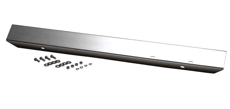 Kentrol 30471 Kentrol 45-86 Jeep CJ 42 Inch Front Bumper Without Hole - Polished Silver
