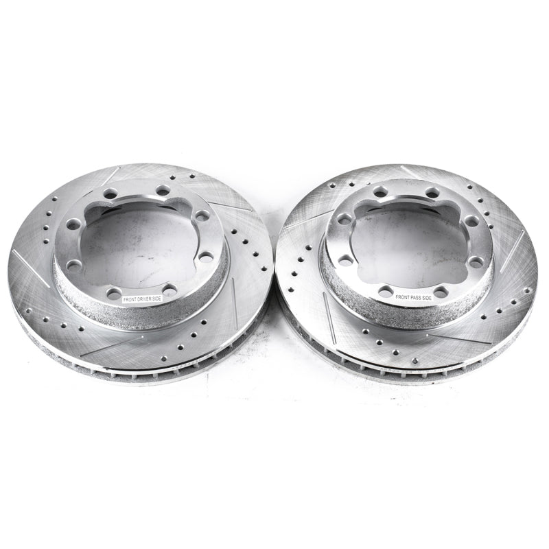 PowerStop AR8242XPR Power Stop 94-99 Chevrolet K1500 Suburban Front Evolution Drilled & Slotted Rotors - Pair