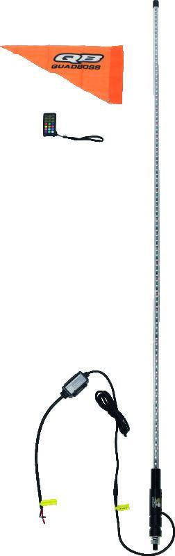 QuadBoss 609666 QuadBoss Qb 6Ft Clear Sngle Whip Bt - 609666