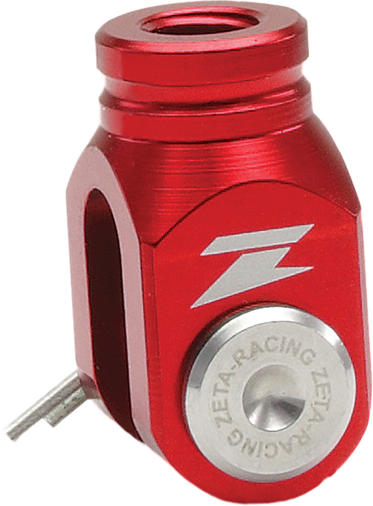 Zeta Rear Brake Clevis Foot Controls ZE89-5015 - Red