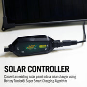 Battery Tender Solar Chargers 021-1173 - 17 Watt Mountable Panel Built Controller