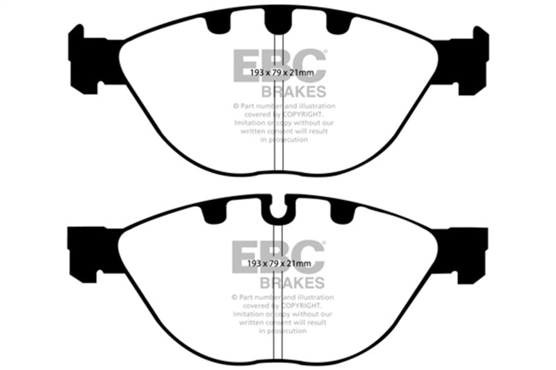 EBC DP41482R EBC 06-10 BMW M5 5.0 (E60) Yellowstuff Front Brake Pads - DP41482R