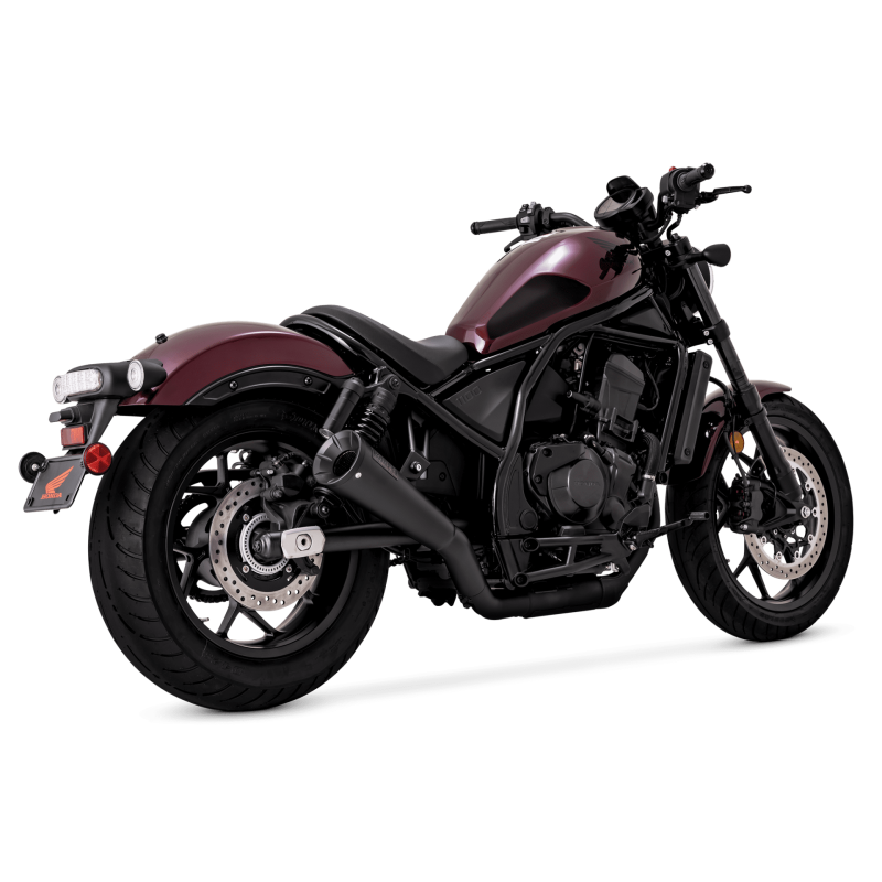 Vance & Hines HONDA Honda 21-22 Rebel 1100 S/O Black Slip-On Exhaust - 48425