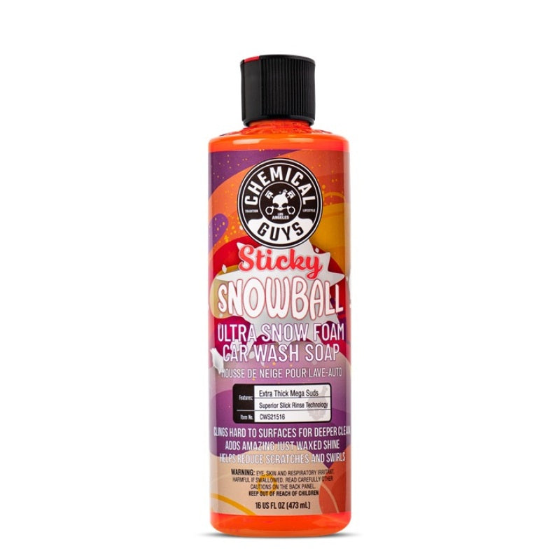 Chemical Guys CWS21516 Chemical Guys Sticky Snowball Snow Foam Auto Wash - 16oz - CWS21516