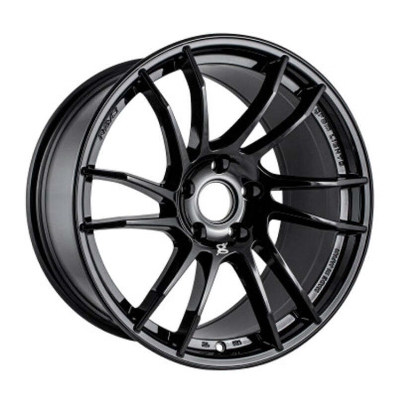 Gram Lights WGJRX38EGX Gram Lights 57XR 18x9.5 +38 5-114.3 Glossy Black Wheel (Minimum Order Qty 20)