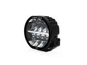 Black round Triplerlight Sentinel 7 LED light for outdoors