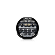 9-inch triplet LED light bar with black housing and white lens on 0S7-US-STD-SM Triplerlight Sentinel