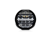 9-inch triplet LED light bar with black housing and white lens on 0S7-US-STD-SM Triplerlight Sentinel