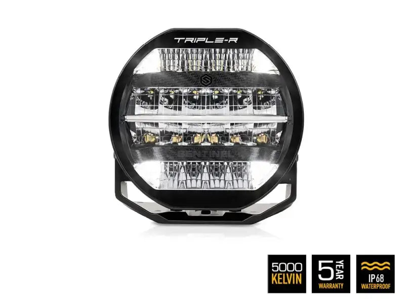 0S9-US-PL-WM Triplerlight Sentinel (With Backlight) - 9’ Roun - Driving/ Fog Light