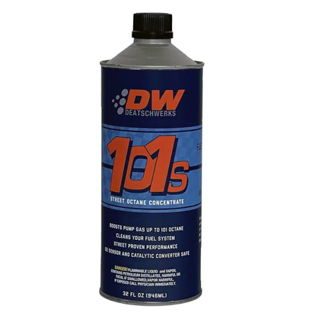 Fuel octane concentrate in a metal can for Deatschwerks 101S Street Octane Booster